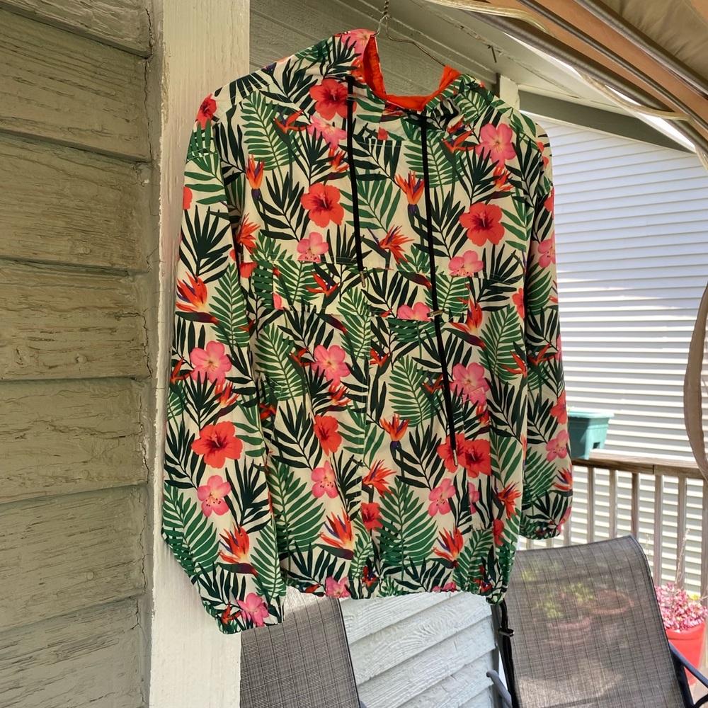 Tropical Blank NYC windbreaker